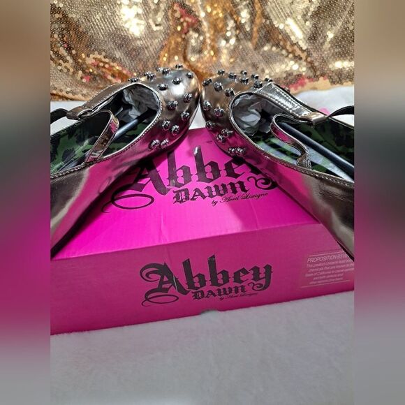 NIB Abbey Dawn Pewter Tough Crowd Flats - Picture 5 of 8